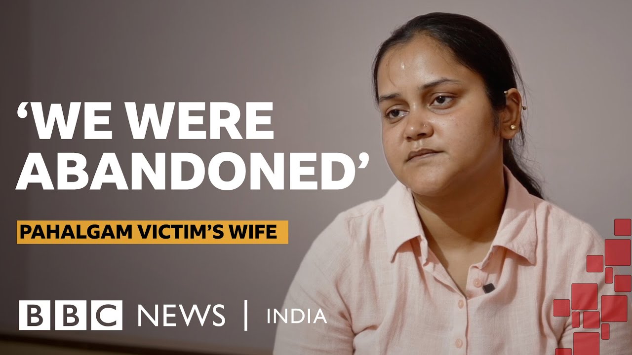 ‘Shouldn’t have happened to anyone’: Pahalgam victim’s wife speaks to the BBC