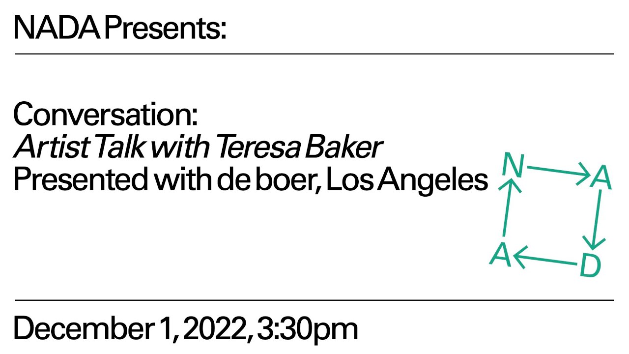 Artist Talk with Teresa Baker