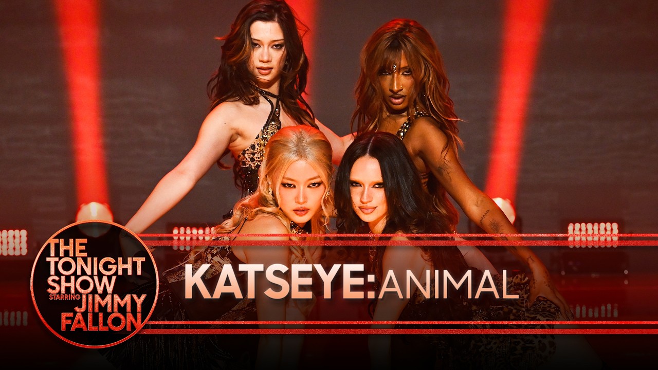 KATSEYE: Animal | The Tonight Show Starring Jimmy Fallon
