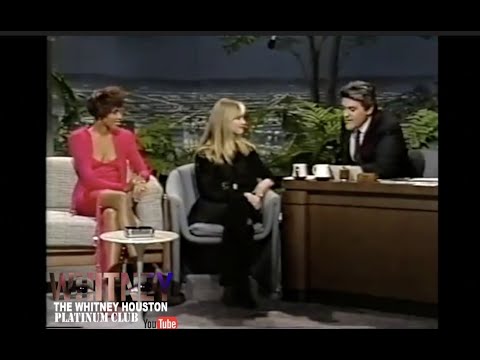 RARE - Whitney Houston & Olivia Newton-John - Tonight Show 1990