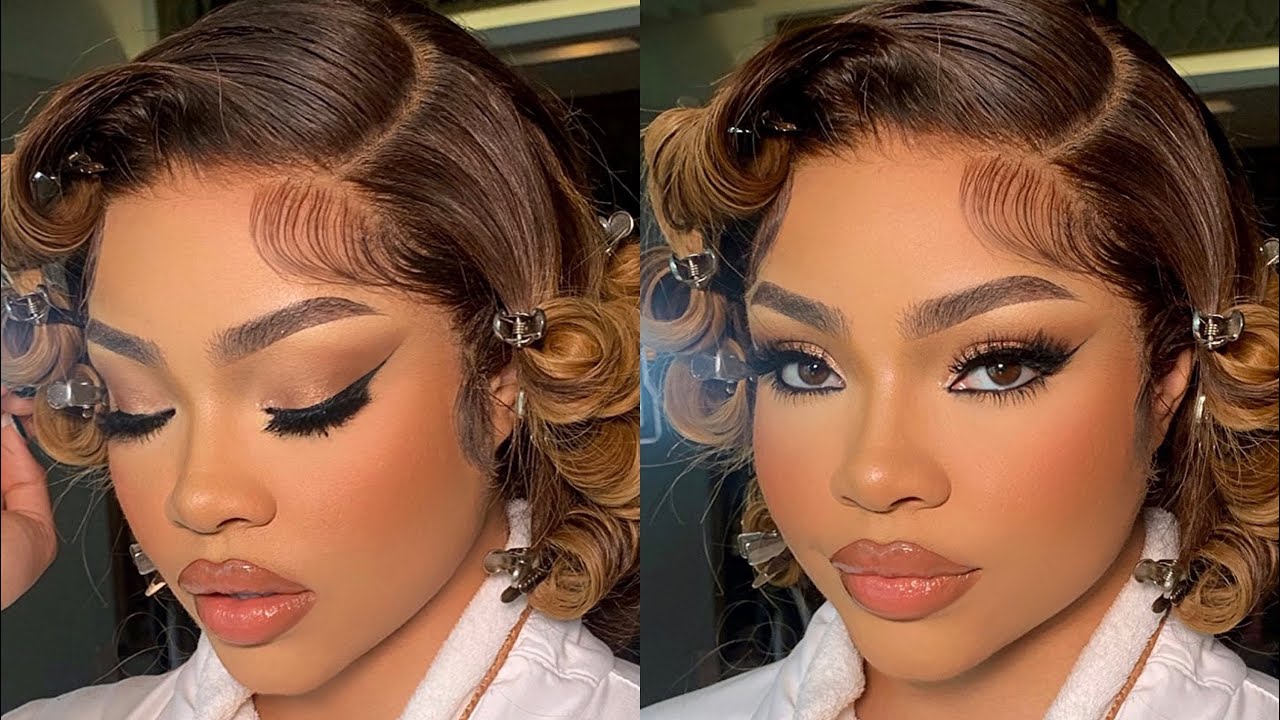 FELINE MAKEUP TUTORIAL// BLUSH TECHNIQUE  ON MY CLIENT