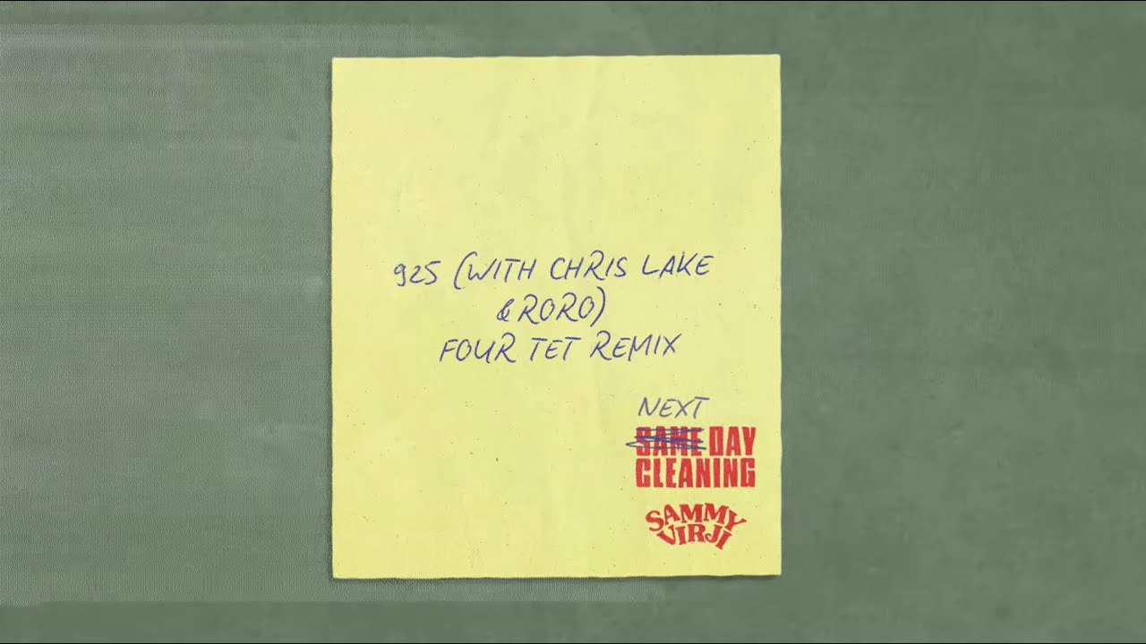 Sammy Virji - 925 (Four Tet Remix) (Visualiser)
