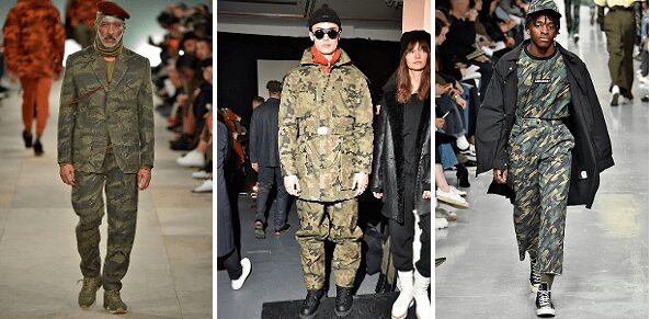 From left to right: Maharishi, Nigel Cabourn, Liam Hodges