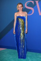Diane Kruger in Monse at the 2017 CFDA Awards in New York City at Manhattan Center's Hammerstein Ballroom -- WWD