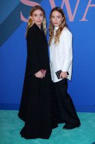Mary-Kate Olsen and Ashley Olsen at the 2017 CFDA Awards -- WWD