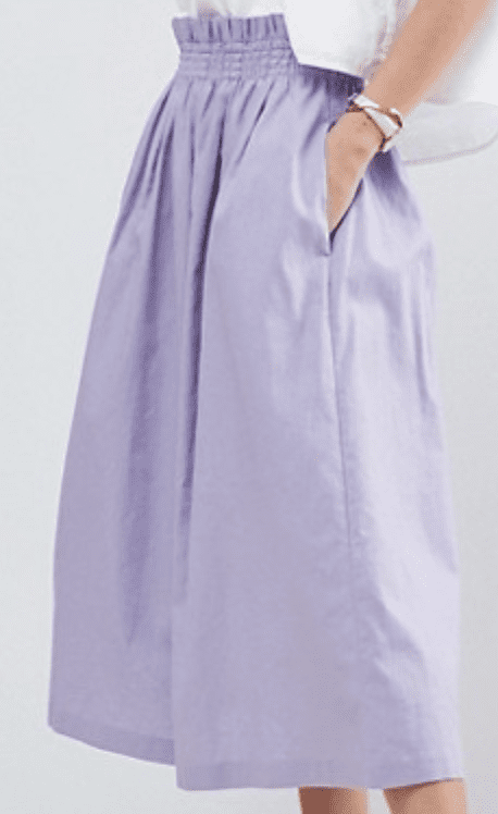 lavender skirt spring trends 2018