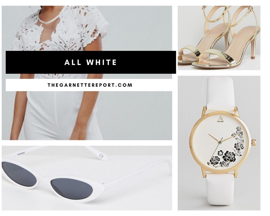 ASOS Summer fashion trend moodboard all white