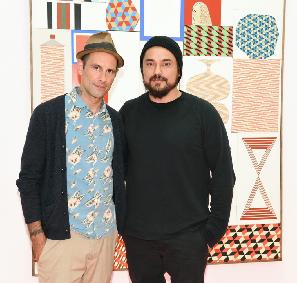 Aaron Rose [Director & Curator] with PM Tenore [RVCA]