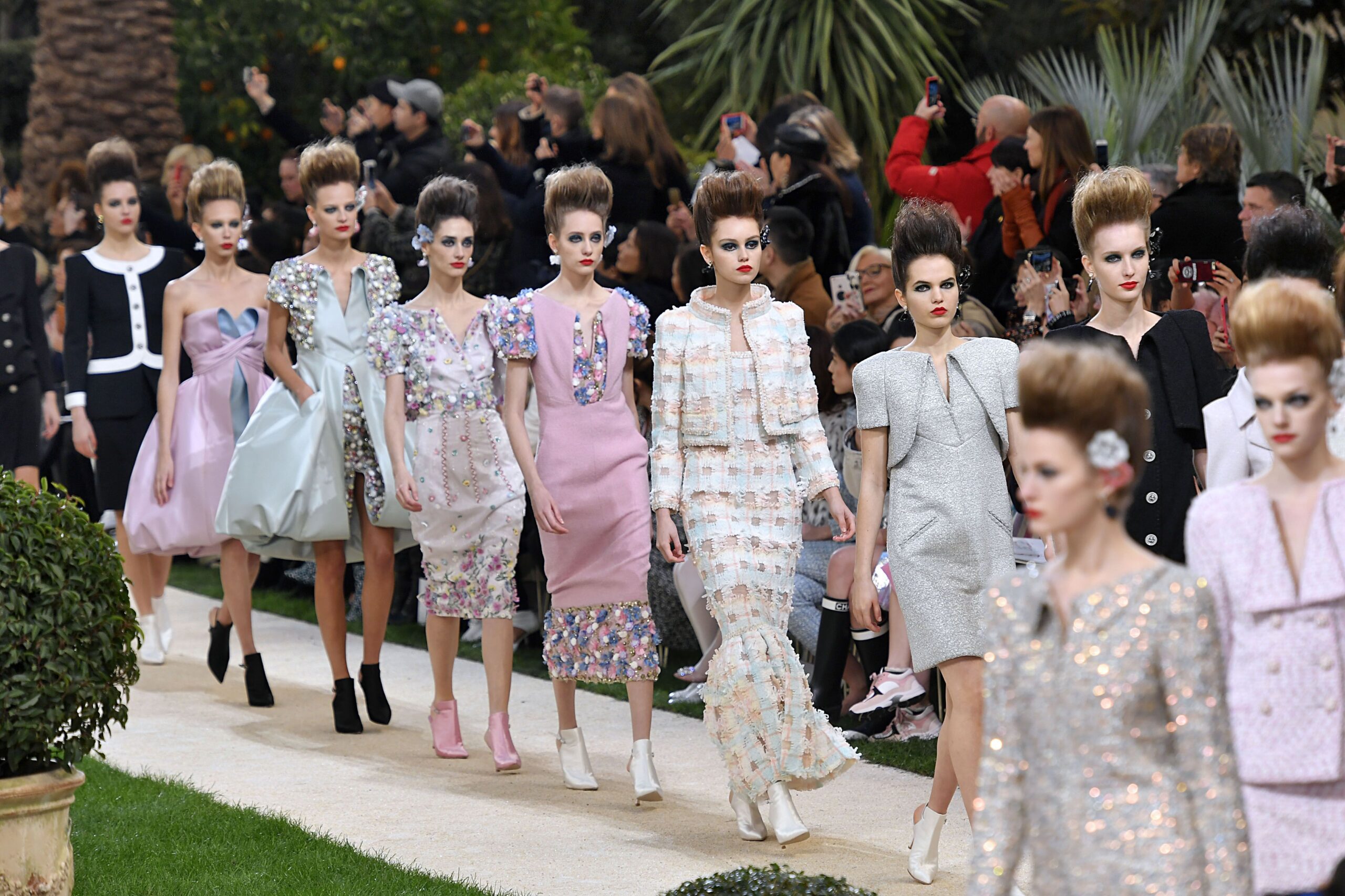 Flowers in Chanel Haute Couture 2019 Collection - The Garnette Report