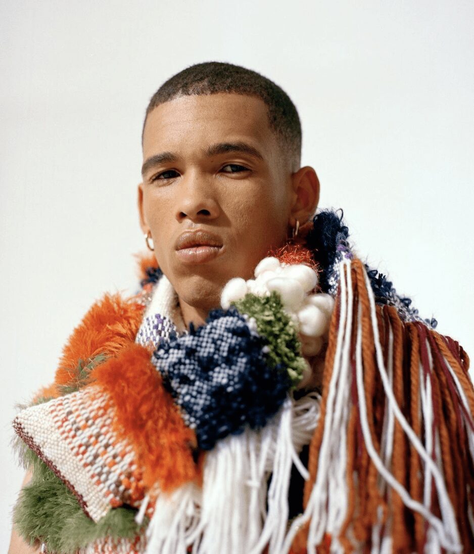 Photo of model wearing Coutts' Collection