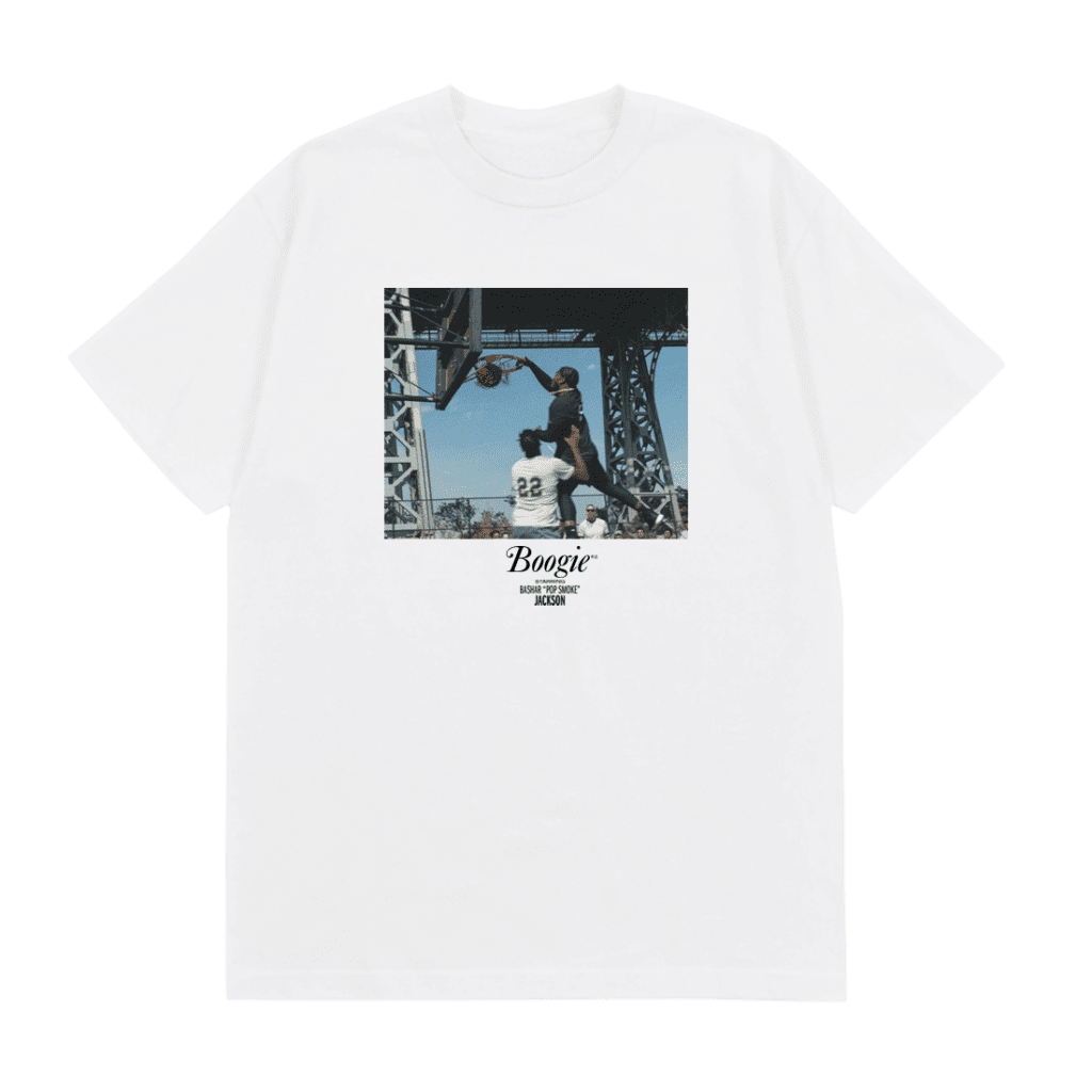 Pop Smoke x Boogie capsule collection t-shirt