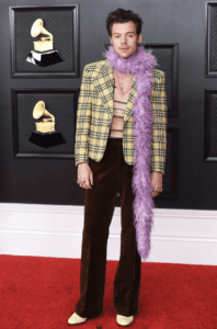 Photo of Harry Styles at the 63rd Grammys