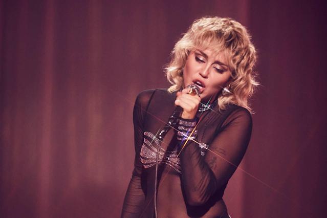 Miley Cyrus performs during Pride special "Stand By You"