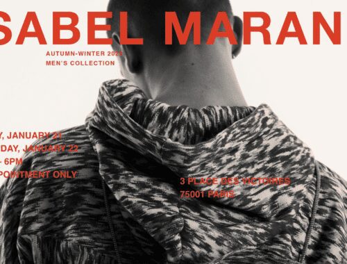 Isabel Marant Autumn-Winter Men's 2022. Image courtesy of Isabel Marant.