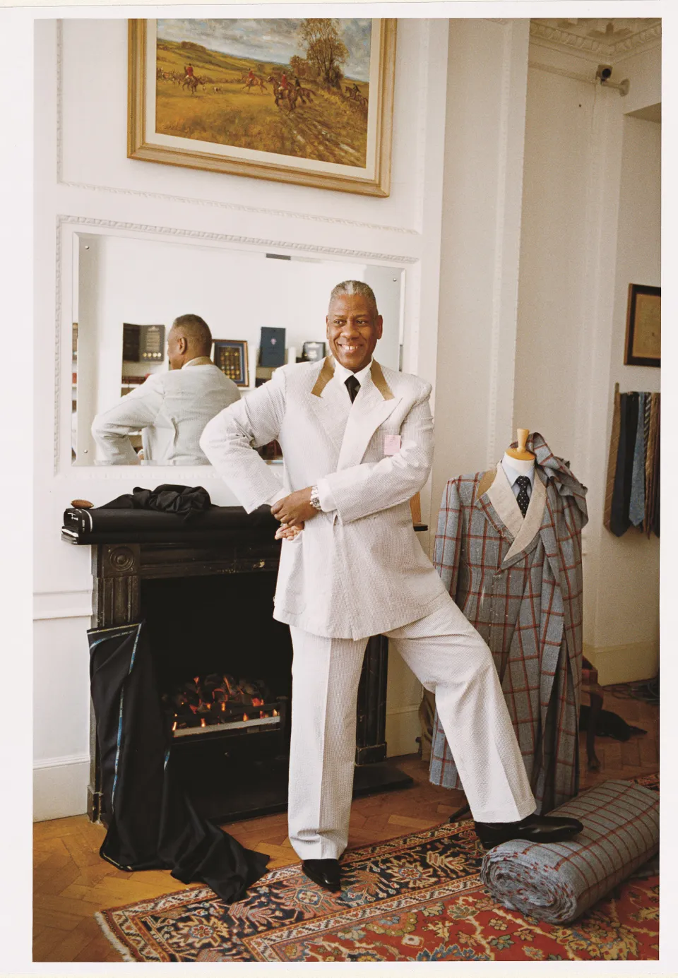 André Leon Talley, American journalist and fashion icon, dies at 73. Image sourced via Vogue.