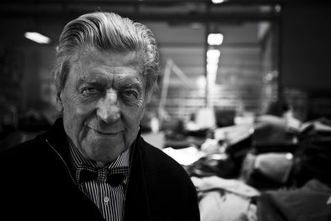 Italian designer Nino Cerruti dies at 91. Image sourced via Elle.