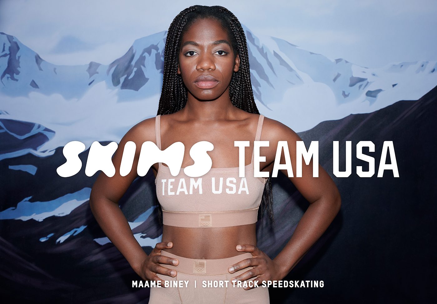 Skims Continues Their Team USA Partnership Releasing A New Capsule  Collection Before The Beijing Winter Olympics Begin - The Garnette Report