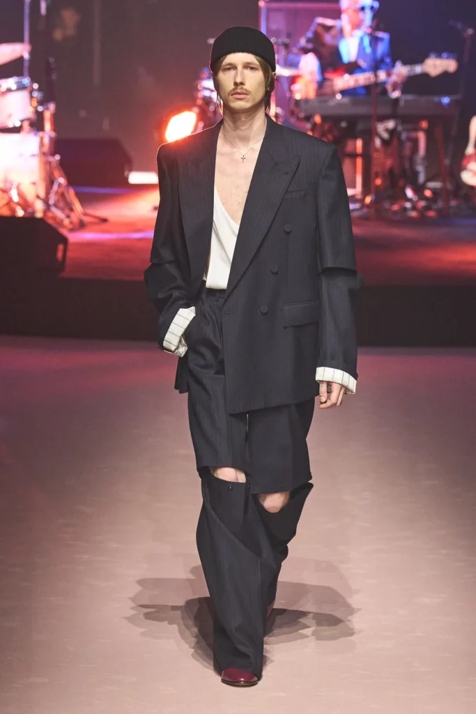 Model walks for Gucci F/W 2023
