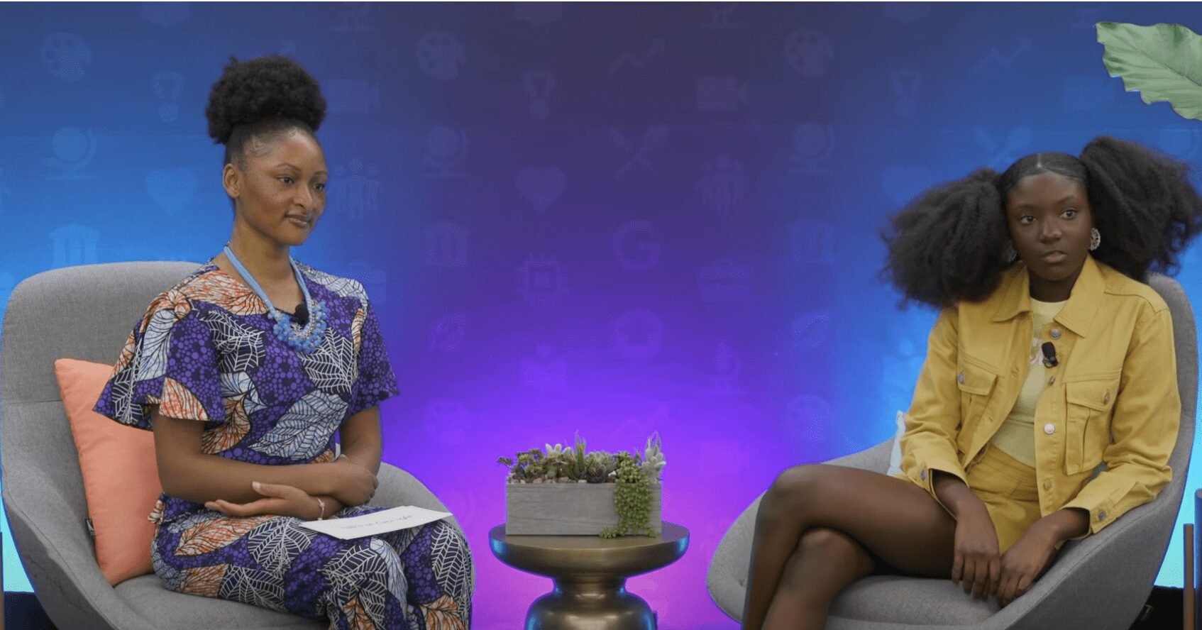 Activist and Designer Kheris Rogers at a Google Panel