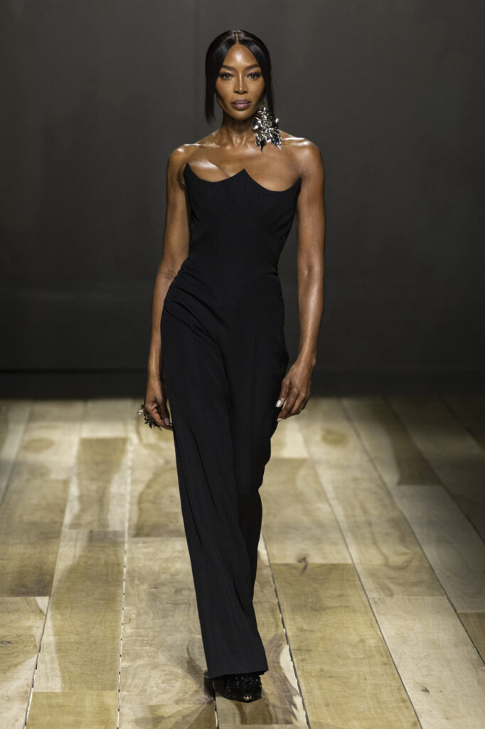 Naomi Campbell for Alexander McQueen at Paris Fashion Week