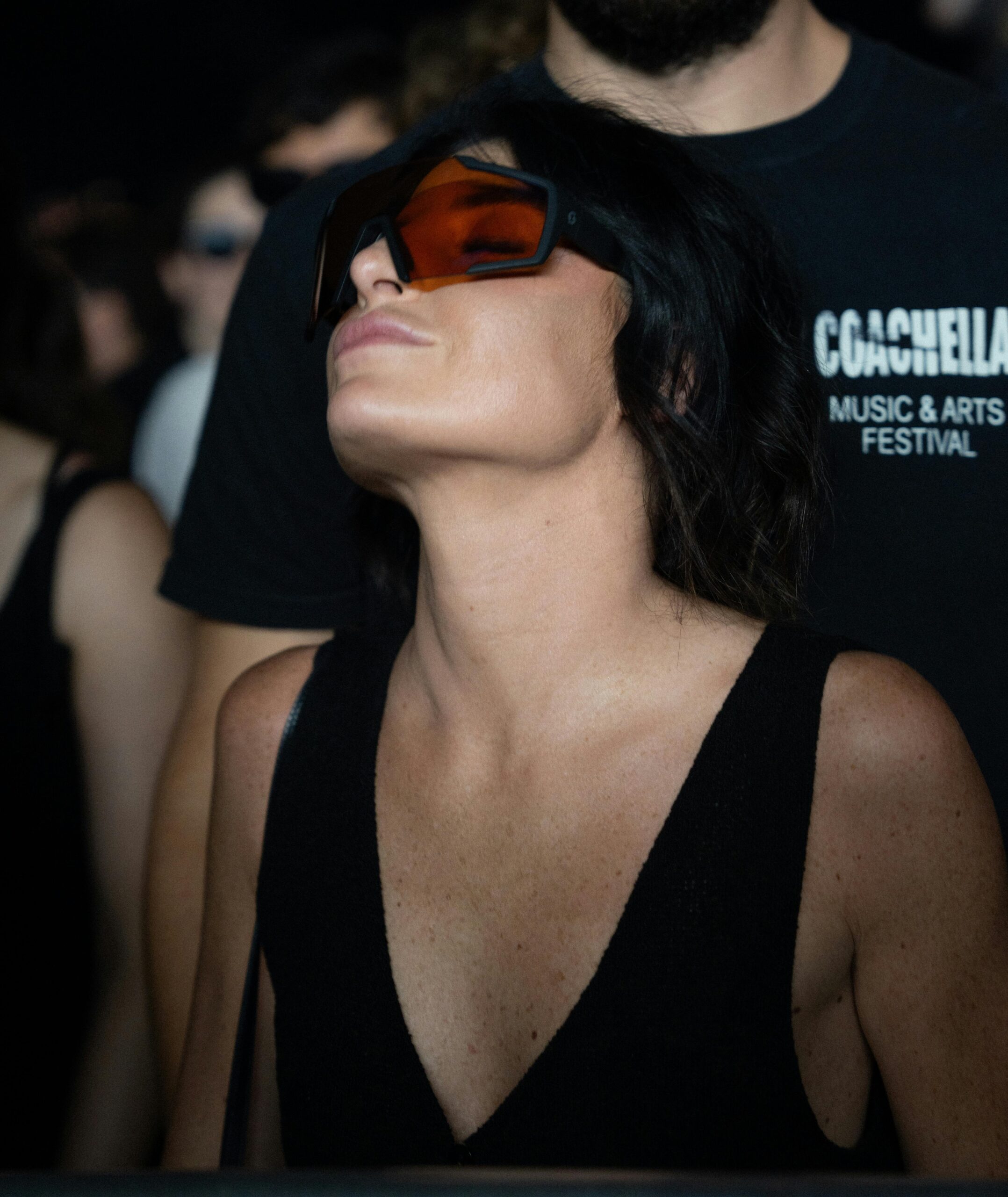 Woman Having Fun at Coachella
